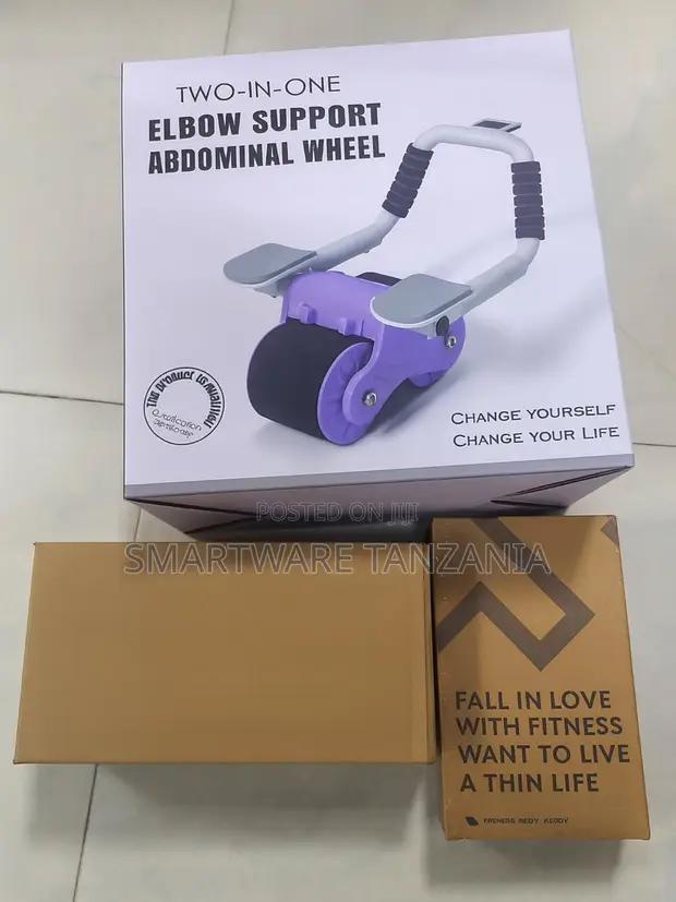 Two-in-one Elbow Support Abdominal Wheel Ab Roller With Box in Dar es Salaam, Tanzania