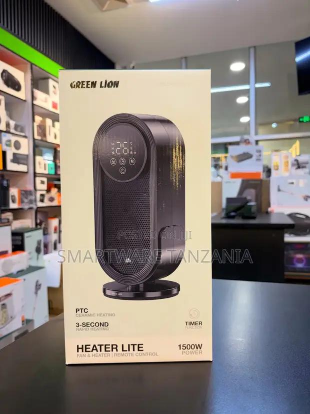 Green Lion Heater Lite Fan Heater With Rapid Heating And Timer in Dar es Salaam, Tanzania