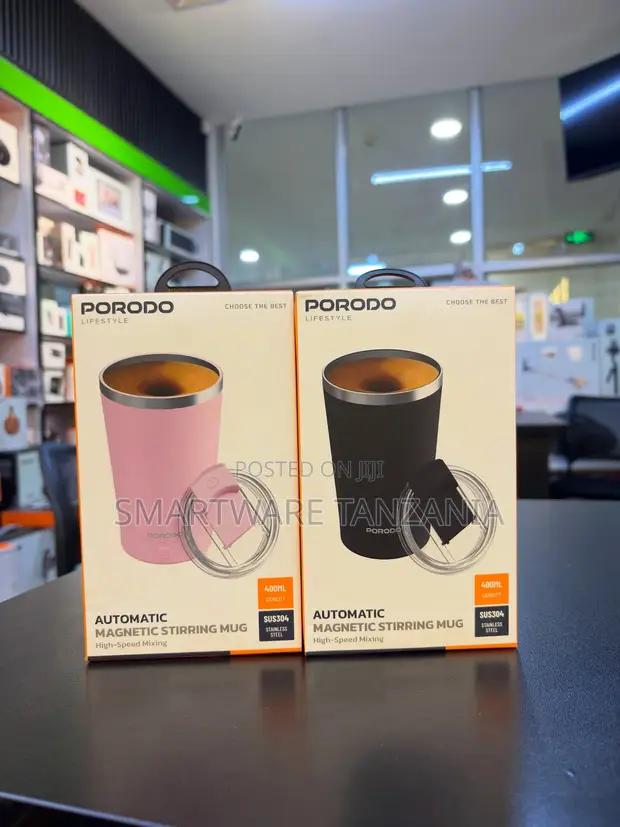Porodo Automatic Magnetic Stirring Mug 400ml Smart Mixer Cup in Dar es Salaam, Tanzania