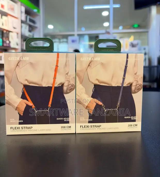 Green Lion Flexi Strap Crossbody Phone Lanyard Adjustable 208cm Strap in Dar es Salaam, Tanzania
