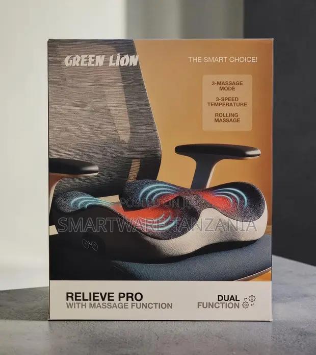 Green Lion Relieve Pro Massage Seat Cushion With Heat And Modes in Dar es Salaam, Tanzania