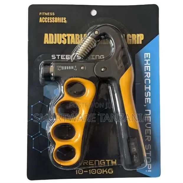 Adjustable Hand Grip Strengthener 10-100kg Yellow Steel Gym in Dar es Salaam, Tanzania