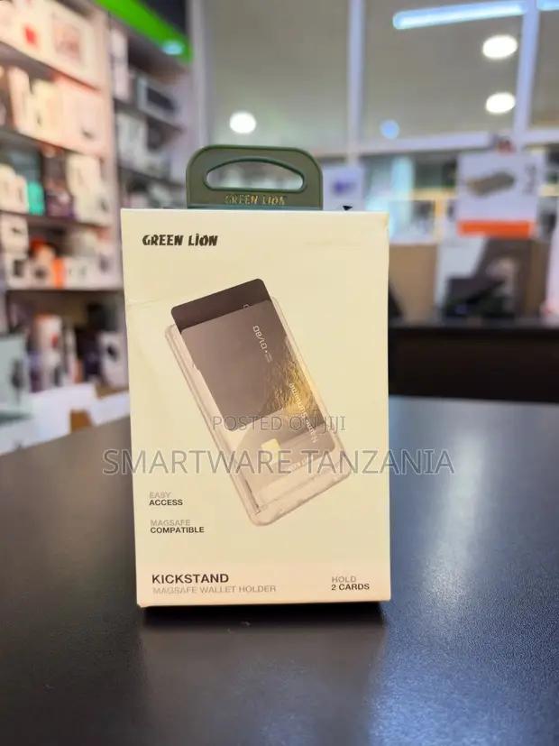 Green Lion Magsafe Wallet Kickstand Card Holder Slim Phone Accessory in Dar es Salaam, Tanzania