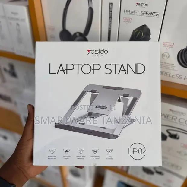 Yesido Adjustable Laptop Stand Lp02 Foldable Cooling Holder in Dar es Salaam, Tanzania