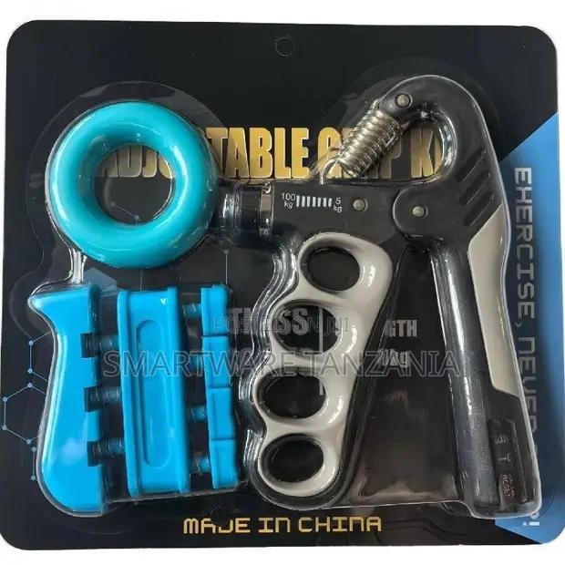Adjustable Grip Kit 3 Piece Hand Gripper Ring Finger Blue in Dar es Salaam, Tanzania