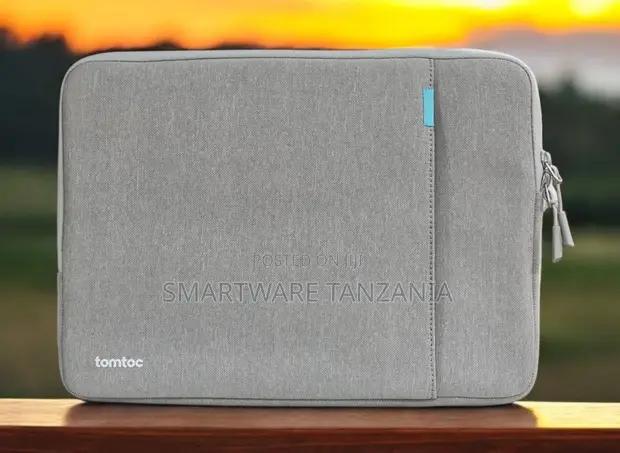 Tomtoc Laptop Sleeve Gray With Front Pocket 13 14 Inch Bag in Dar es Salaam, Tanzania