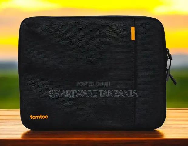 Tomtoc Laptop Sleeve Black Orange 13 Inch Padded Carry Bag in Dar es Salaam, Tanzania