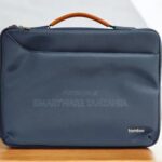 Tomtoc Laptop Briefcase Bag 14 16 Inch Navy Blue Tan Handle in Dar es Salaam, Tanzania