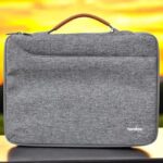 Tomtoc Laptop Briefcase Gray 14 16 Inch Tan Handle Carry Bag in Dar es Salaam, Tanzania