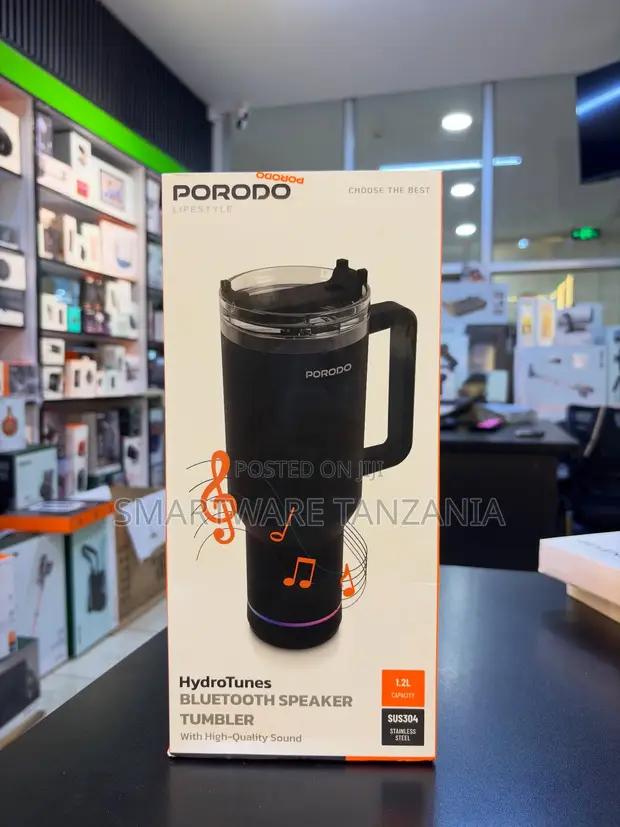 Porodo Hydrotunes Bluetooth Speaker Tumbler 1.2l Smart Mug in Dar es Salaam, Tanzania
