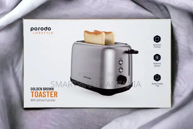 Porodo Lifestyle Golden Brown Toaster With Defrost Function in Dar es Salaam, Tanzania