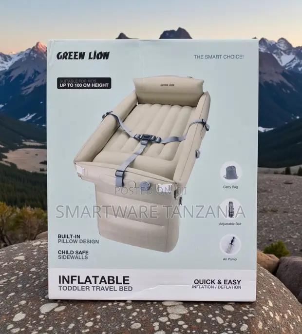 Green Lion Inflatable Toddler Travel Bed With Safety Sidewalls in Dar es Salaam, Tanzania