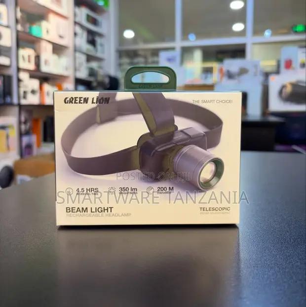 Green Lion Beam Rechargeable Headlamp With Long Range Brightness in Dar es Salaam, Tanzania