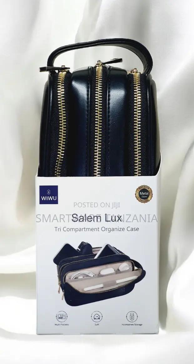 Wiwu Salem Lux Tri Compartment Black Leather Organizer Case in Dar es Salaam, Tanzania