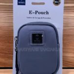 Wiwu E-pouch Mini Blue Leather Zipper Pouch Water Resistant in Dar es Salaam, Tanzania