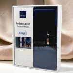 Wiwu Ambassador Passport Wallet Rfid Navy Blue Leather Wallet in Dar es Salaam, Tanzania