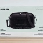 Green Lion Airo Crossbody Bag – Black Pu Leather Adjustable in Dar es Salaam, Tanzania