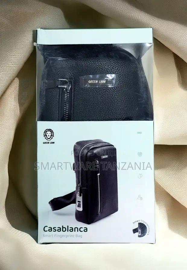 Green Lion Casablanca Smart Fingerprint Bag – Black in Dar es Salaam, Tanzania