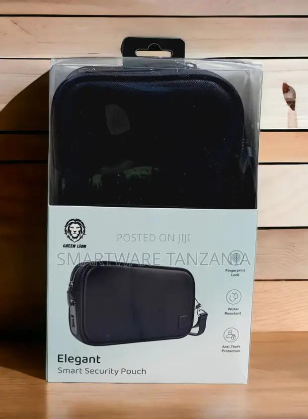 Green Lion Smart Security Pouch – Black Fingerprint Lock in Dar es Salaam, Tanzania