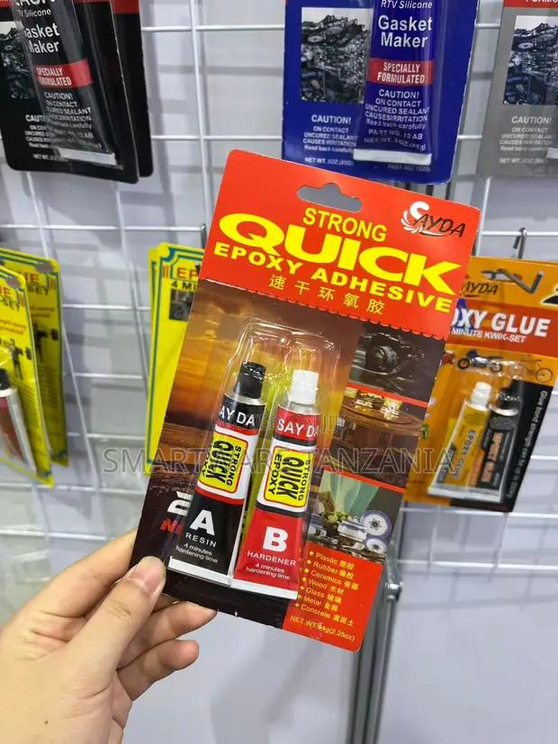 Sayda Strong Quick Epoxy Adhesive 4 Min Ab Glue Retail in Dar es Salaam, Tanzania