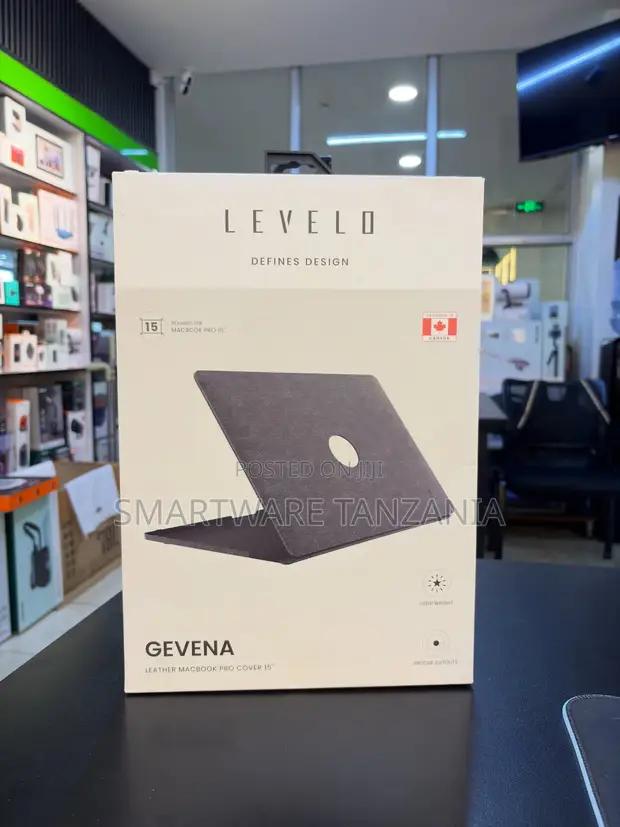 Levelo Gevena Leather Macbook Pro 15 Inch Protective Cover Case in Dar es Salaam, Tanzania