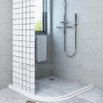 White Corner Shower Water Dam Strip L-Shape Containment (3 Meter) in Dar es Salaam, Tanzania