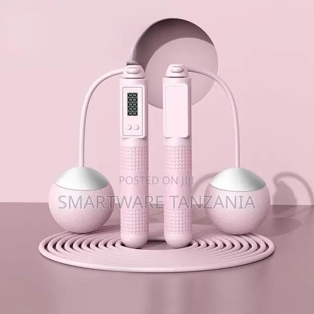 Pink Digital Counter Jump Rope With Cordless Ball Option in Dar es Salaam, Tanzania