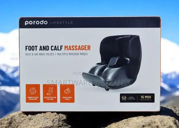 Porodo Foot And Calf Massager Machine Heat Air Compression in Dar es Salaam, Tanzania