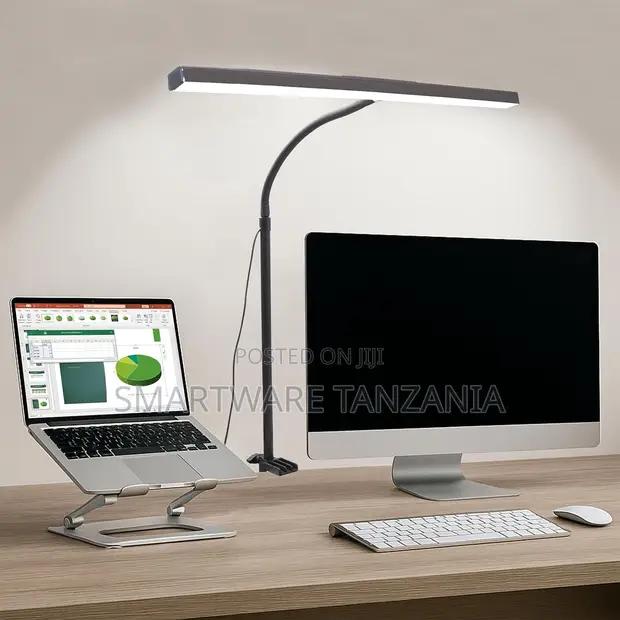 Single Wide Bar Led Desk Lamp Clamp Gooseneck Dimmable Grey in Dar es Salaam, Tanzania