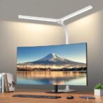 Dual Arm Led Desk Lamp Monitor Mount Dimmable Eye Care White in Dar es Salaam, Tanzania