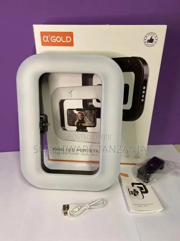 A’gold Slf-21 Portable Ring Led Light 20w Phone Holder Usb Charging in Dar es Salaam, Tanzania