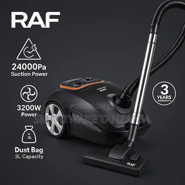 Raf Vacuum Cleaner 3200w 24000pa Suction 3l Dust Bag Power in Dar es Salaam, Tanzania