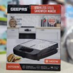 Geepas Gst5391n Stainless Steel Sandwich Maker 1400w in Dar es Salaam, Tanzania