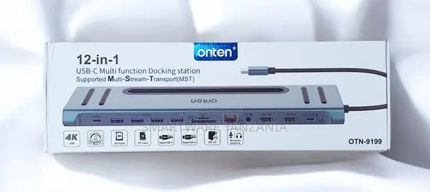 Onten Otn-9199 12-in-1 Usb-c Docking Station Mst Dual Hdmi in Dar es Salaam, Tanzania