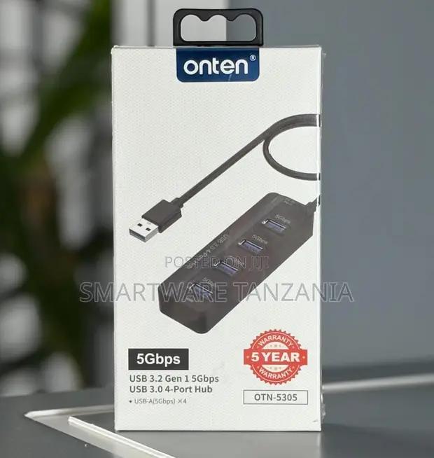 Onten Otn-5305 Usb 3.2 Gen 1 4-port Usb 3.0 Hub 5gbps in Dar es Salaam, Tanzania
