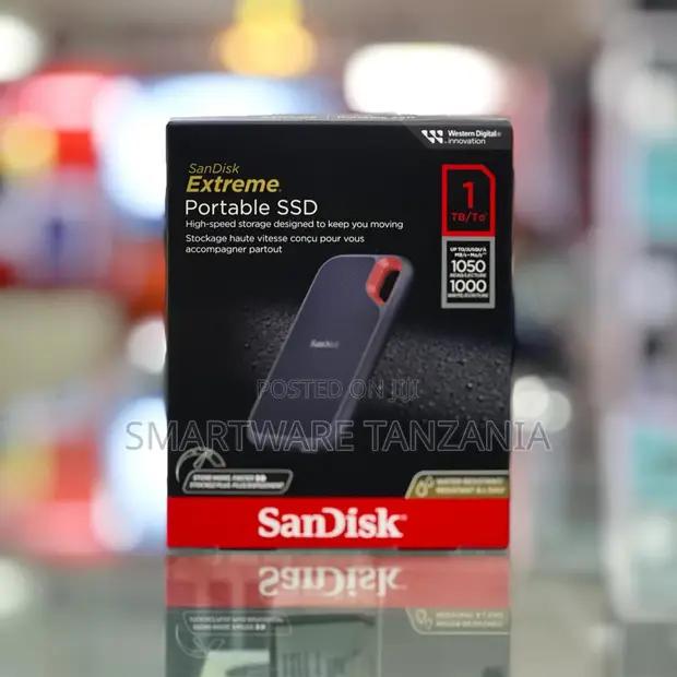 Sandisk Extreme Portable Ssd 1tb 1050mbS Water Resistant in Dar es Salaam, Tanzania