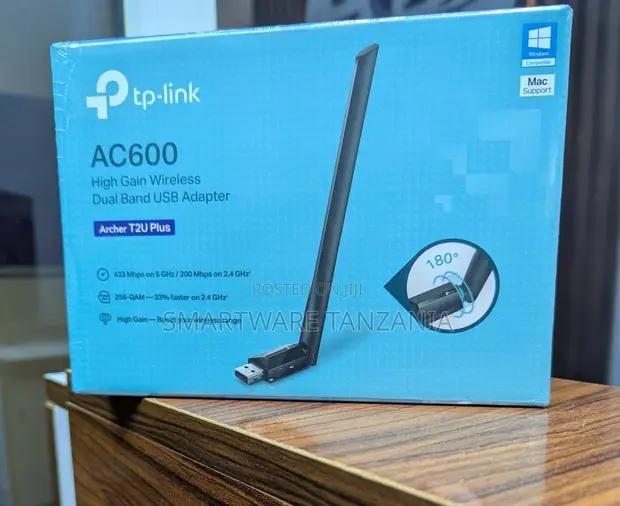 Tp-link Archer T2u Plus Ac600 High Gain Dual Band Adapter in Dar es Salaam, Tanzania