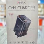 Yesido Yc146 Gan Charger 67w Pd 3 Ports Built-in Cable Display in Dar es Salaam, Tanzania