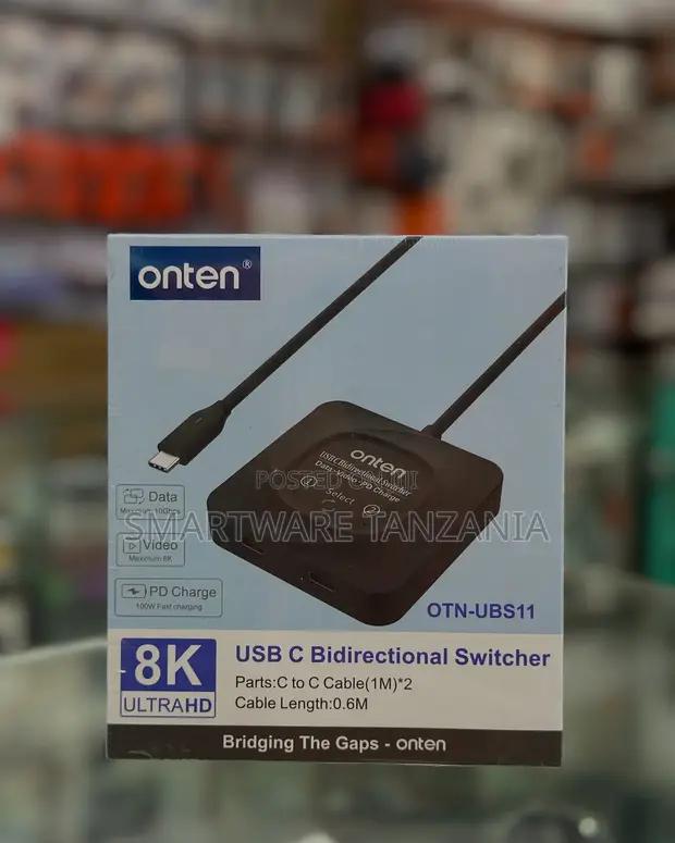 Onten Usb-c Bidirectional Switcher Video 10gbps Pd 100w in Dar es Salaam, Tanzania