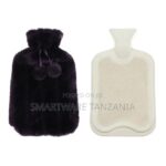 Deep Purple Faux Fur Hot Water Bottle and Cover Set in Dar es Salaam, Tanzania