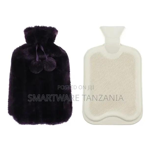 Deep Purple Faux Fur Hot Water Bottle and Cover Set in Dar es Salaam, Tanzania