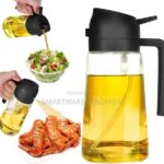 Black Glass Oil Bottle With Pour Spout And Spray Nozzle in Dar es Salaam, Tanzania