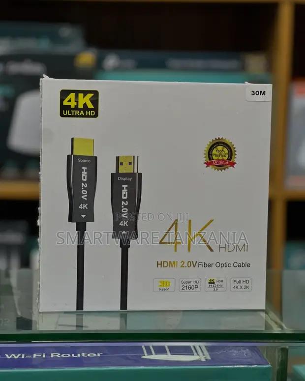 Hdmi 2.0 Fiber Optic Cable 30 Meters Ultra Hd 2160p Hdr in Dar es Salaam, Tanzania