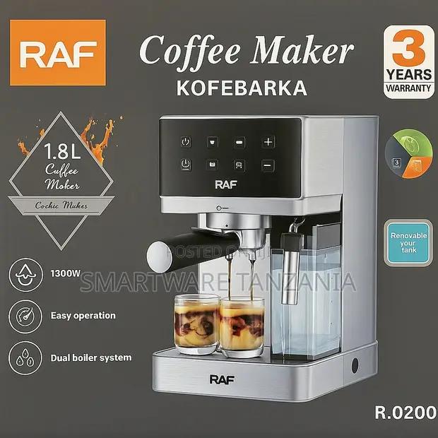 Raf R.0200 Coffee Maker 1300w Touch Panel Dual Boiler 1.8l in Dar es Salaam, Tanzania