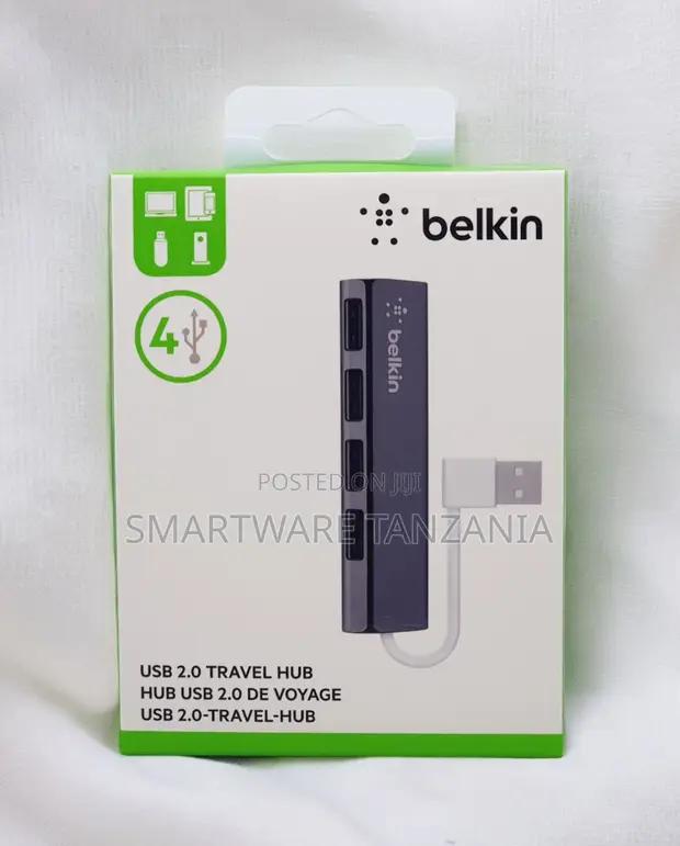 Belkin Usb 2.0 Travel Hub 4-port Slim Portable Pc And Mac in Dar es Salaam, Tanzania