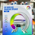 G6a Rgb Led Wireless Charging Speaker 15w Fm Radio Clock in Dar es Salaam, Tanzania