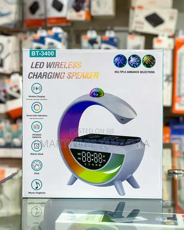 Bt-3400 Led Wireless Charging Speaker With Disco Projector Light in Dar es Salaam, Tanzania