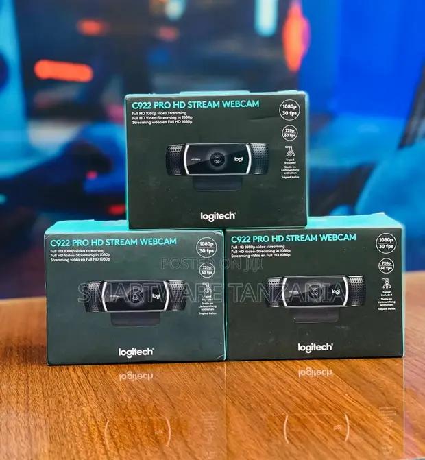 Logitech C922 Pro Hd Stream Webcam 1080p 30fps With Tripod in Dar es Salaam, Tanzania
