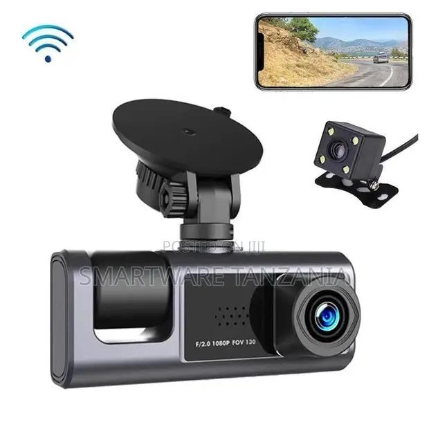 Wifi Dual Dash Cam F2.0 1080p Fov130 With Rear Camera in Dar es Salaam, Tanzania
