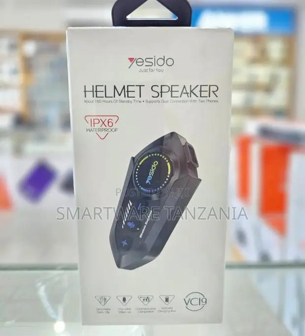 Yesido Vc19 Helmet Speaker Ipx6 Waterproof Dual Phone Connect in Dar es Salaam, Tanzania